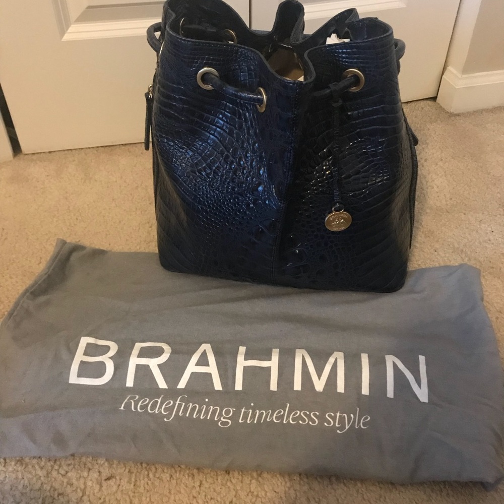 Brahmin Trina Melbourne Leather Hobo